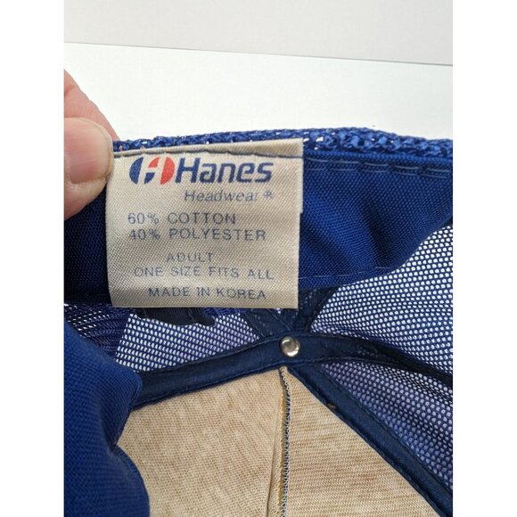 Go Knights ! Graphic Logo Men Blue Wide Brim Mesh Back Adj Snapback Cap Hat - Picture 8 of 8